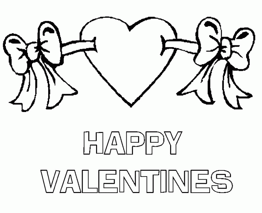 Plansa de colorat cu Valentines day 153 38